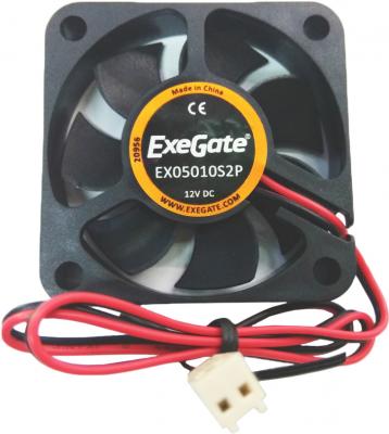 Exegate EX283365RUS Вентилятор ExeGate EX05010S2P, 50x50x10 мм, подшипник скольжения, 2pin, 4500RPM, 24dBA