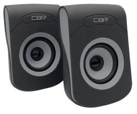 CBR CMS 366 Grey, Акустическая система 2.0, питание USB, 2х3 Вт (6 Вт RMS), материал корп. пластик, покрытие "софт-тач", 3.5 мм лин. стереовход, регул. громк., длина кабеля 1,2 м, цвет чёрный-серый