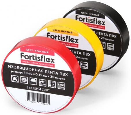 Fortisflex 71236 Изолента ПВХ 19х0.15x20 черная (Fortisflex)