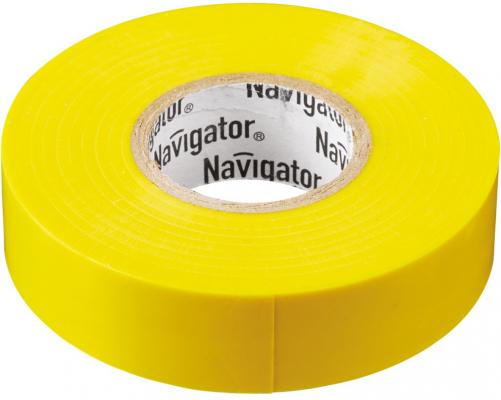 Navigator 71112 Изолента NIT-A19-20/Y жёлтая