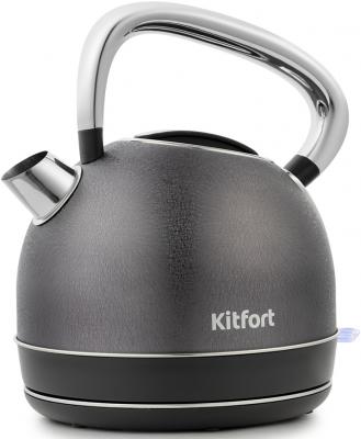 Чайник электрический KITFORT КТ-696-4 2150 Вт чёрный 1.7 л металл