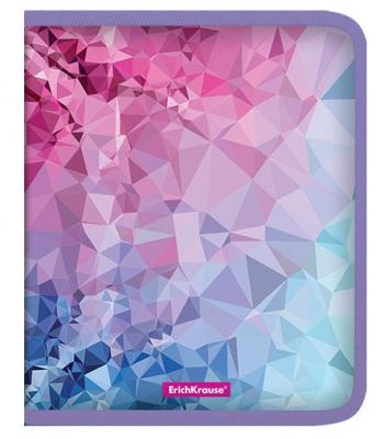 Папка для тетрадей на молнии пластиковая  ErichKrause® Pink Dynamique, A5+  (в пакете по 4 шт.)