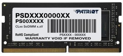 Оперативная память для ноутбука 4Gb (1x4Gb) PC4-21300 2666MHz DDR4 SO-DIMM CL19 Patriot PSD44G266681S patriot ddr4 so psd44g266681s 4gb