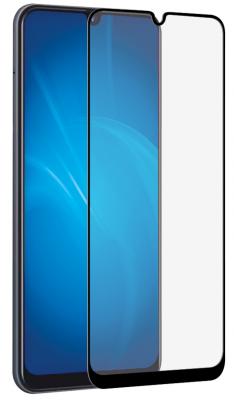 Закаленное стекло с цветной рамкой (fullscreen) для Samsung Galaxy A10 DF sColor-70 (black)