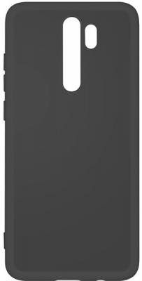 Чехол-накладка для Xiaomi Redmi Note 8 Pro DF xiOriginal-03 Black клип-кейс, силикон, микрофибра