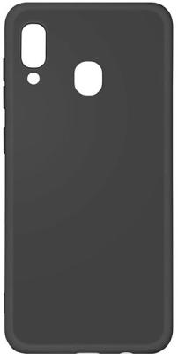 Чехол-накладка для Samsung Galaxy A20/A30 DF sOriginal-02 Black клип-кейс, силикон, микрофибра