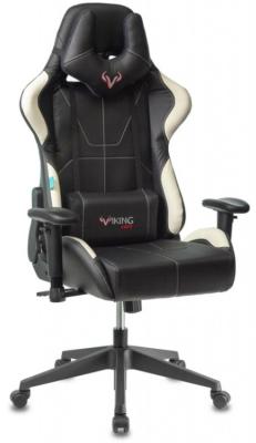 Кресло игровое Zombie VIKING 5 AERO WHITE черный/белый