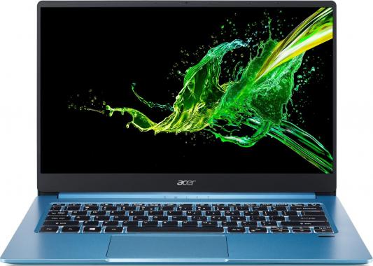 Ультрабук Acer Swift 3 SF314-57-73ZL Core i7 1065G7/16Gb/SSD1Tb/Intel UHD Graphics/14"/IPS/FHD (1920x1080)/Linux/lt.blue/WiFi/BT/Cam