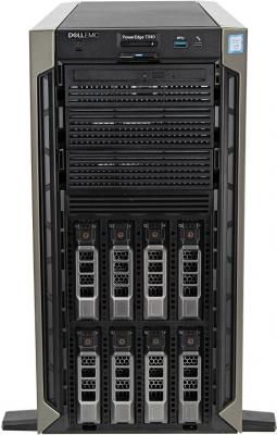 Сервер Dell PowerEdge T340 1xE-2276 1x16GbUD x8 1x1.2Tb 10K 2.5in3.5 SAS RW H330 iD9En 1G 2P 1x495W 3Y NBD (T340-9751)
