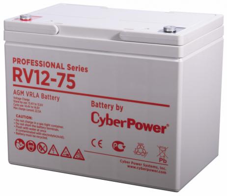 Battery CyberPower Professional series RV 12-75 / 12V 75 Ah