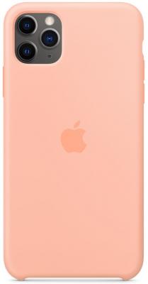 Чехол-накладка Apple Silicone Case для iPhone 11 Pro Max розовый грейпфрут MY1H2ZM/A