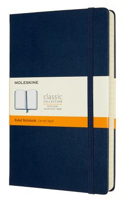 Блокнот Moleskine CLASSIC EXPENDED QP060EXPB20 Large 130х210мм 400стр. линейка твердая обложка синий сапфир