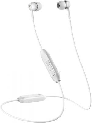 Наушники беспроводные Sennheiser/ Bluetooth 5.0 внутриканальные 17-20000Гц 112дБ микрофон, до 10 часов работы, чехол, сменные амбюшуры, держатель "воротничок" белые