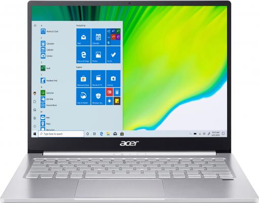 Ультрабук Acer Swift 3 SF313-52G-75G2 Core i7 1065G7/16Gb/SSD1Tb/nVidia GeForce MX350 2Gb/13.5"/IPS/QHD (2256x1504)/Linux/silver/WiFi/BT/Cam