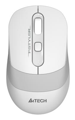 Мышь беспроводная A4TECH Fstyler FG10S белый серый USB