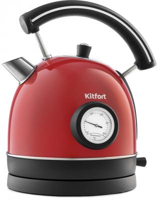 Чайник электрический KITFORT KT-688-1 2200 Вт красный 1.8 л нержавеющая сталь