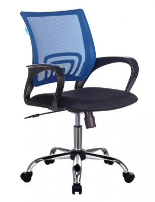 Кресло офисное Бюрократ CH-695N/SL/BL/TW-11 чёрный с синим