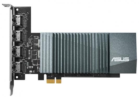 Видеокарта ASUS GeForce GT 710 GT710-4H-SL-2GD5 PCI-E 2048Mb GDDR5 64 Bit Retail (GT710-4H-SL-2GD5)