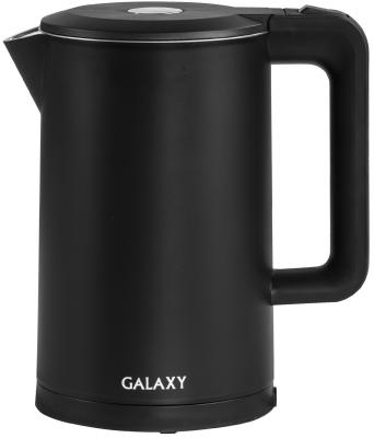Чайник электрический GALAXY GL0323 2000 Вт чёрный 1.7 л нержавеющая сталь