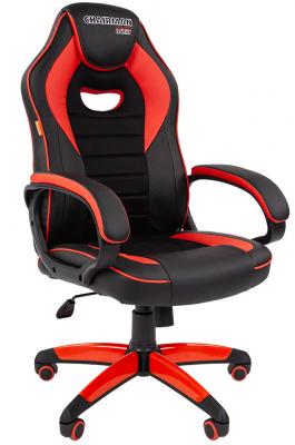 Кресло для геймеров Chairman game 16 чёрный с красным