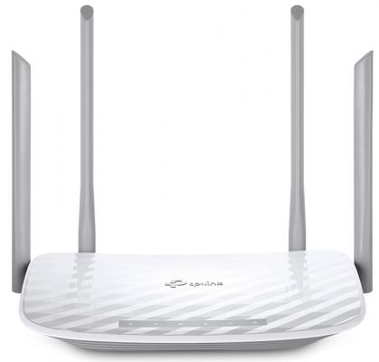 Wi-Fi роутер TP-LINK Archer C50 RU 802.11abgnac 1167Mbps 2.4 ГГц 5 ГГц 4xLAN RJ-45 белый