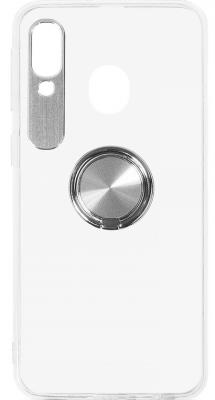 Чехол с кольцом-держателем для Samsung Galaxy A40 DF sTRing-03 (silver)
