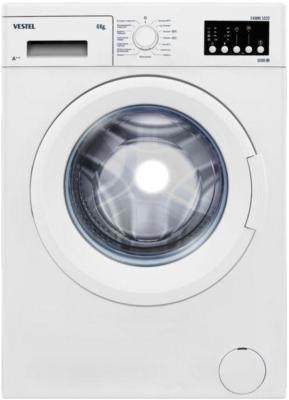 Узкая стиральная машина, 84.5x41.6x59.7 см, 1000 об/мин, 6 кг, 15 программ, LCD дисплей, класс энергоэффективности: А++. Цвет: белый.