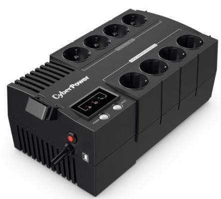 CyberPower ИБП Line-Interactive BS450E 450VA/270W  8 Schuko розеток, USB, Black