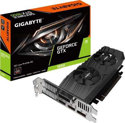 Видеокарта GigaByte GeForce GTX 1650 D6 OC Low Profile PCI-E 4096Mb GDDR6 128 Bit Retail (GV-N1656OC-4GL)