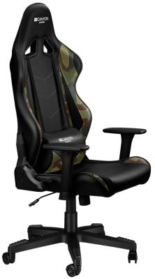 Кресло для геймеров Canyon CND-SGCH4AO камуфляжно-зеленый