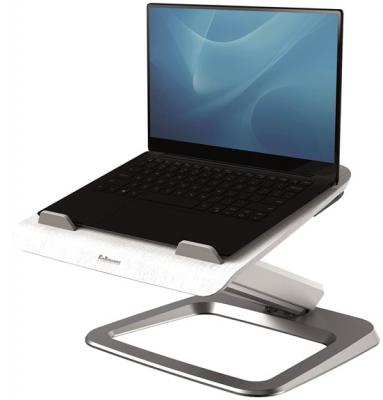 Подставка для ноутбука Fellowes Hana, дерево/металл, 2+2 порта USB, регул-ка газлифт, белый FS-80644