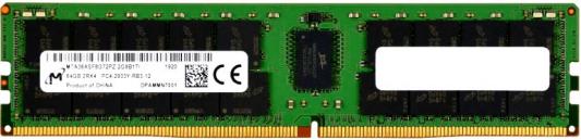 Оперативная память 64Gb (1x64Gb) PC4-23400 2933MHz DDR4 DIMM ECC Registered CL21 Crucial MTA36ASF8G72PZ-2G9B1