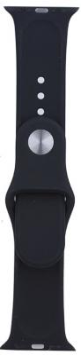 Ремешок силиконовый для Apple Watch (38-40мм) DF iClassicband-01 (black)