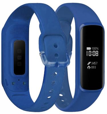 Ремешок силиконовый для Samsung Galaxy Fit-e 0.74” DF sClassicband-02 (blue)