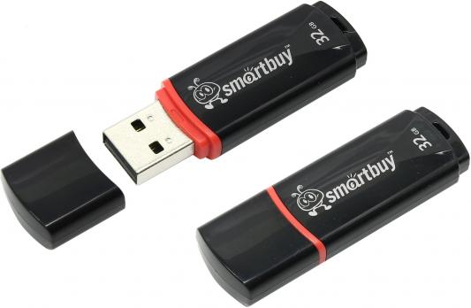 Внешний накопитель 32Gb USB Drive <USB2.0> Smartbuy Crown Black (SB32GBCRW-K)