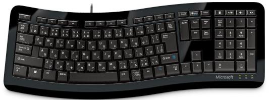 Клавиатура проводная Microsoft Comfort Curve Keyboard 3000 USB черный