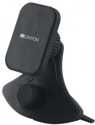 Автомобильный держатель Canyon Car Holder for Smartphones,magnetic suction function ,with 2 plates(rectangle/circle), black