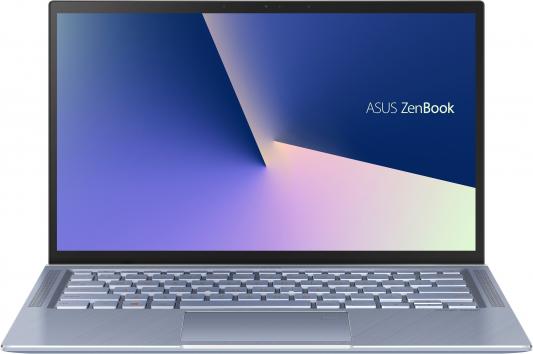 Ноутбук Asus Zenbook UX431FA-AM196 Core i3 10110U/8Gb/SSD256Gb/Intel UHD Graphics/14"/FHD (1920x1080)/Endless/lt.blue/WiFi/BT/Cam/Bag