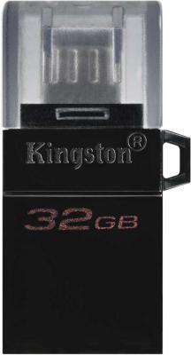 Флешка 32Gb Kingston DTDUO3G2 USB 3.0 черный