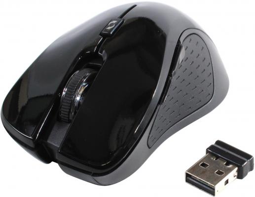 Мышь беспроводная DEFENDER Verso MS-375 Nano чёрный USB 52375