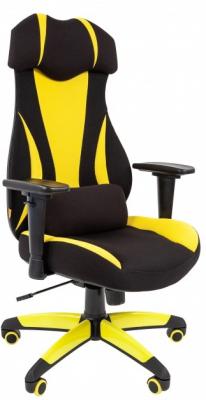 Кресло для геймеров Chairman Game 14 черный с желтым