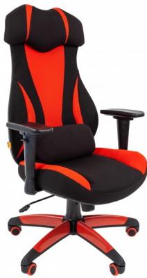 Кресло для геймеров Chairman Game 14 чёрный с красным