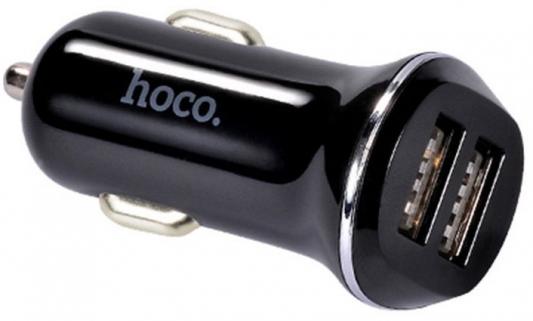 АЗУ HOCO Z1 Double Ported Car Charger 2*USB 2,1A (черное)
