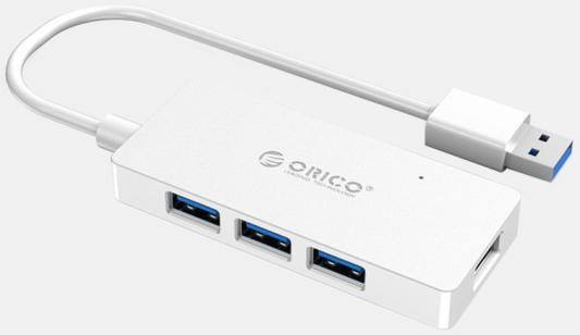 Концентратор USB 3.0 Orico HS4U-U3 4 х USB 3.0 белый