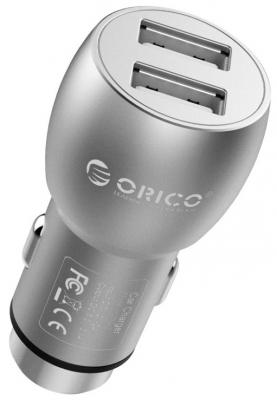 Автомобильное зарядное устройство Orico UCM-2U-SV 3.1А серебристый