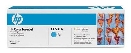 Тонер-картридж HP CC531A cyan для LJ CP2025/CM2320 (2 800 стр)