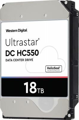 Жесткий диск 3.5" 18 Tb 7200 rpmrpm 512 MbMb cache Western Digital Ultrastar DC HC550 SATA III 6 Gb/s (0F38459 WUH721818ALE6L4)