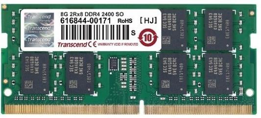 Оперативная память для ноутбука 8Gb (1x8Gb) PC4-19200 2400MHz DDR4 SO-DIMM CL17 Transcend TS1GSH64V4H