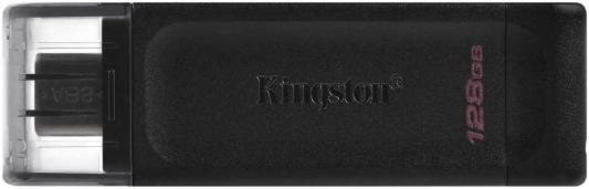 Фото - Флешка 128Gb Kingston DataTraveler 70 USB Type-C черный флешка 32gb kingston datatraveler 80 usb type c черный серебристый