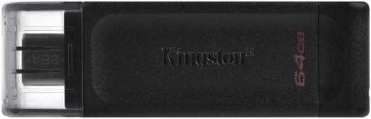 Фото - Флешка 32Gb Kingston DataTraveler 70 USB Type-C черный флешка 32gb kingston datatraveler 80 usb type c черный серебристый